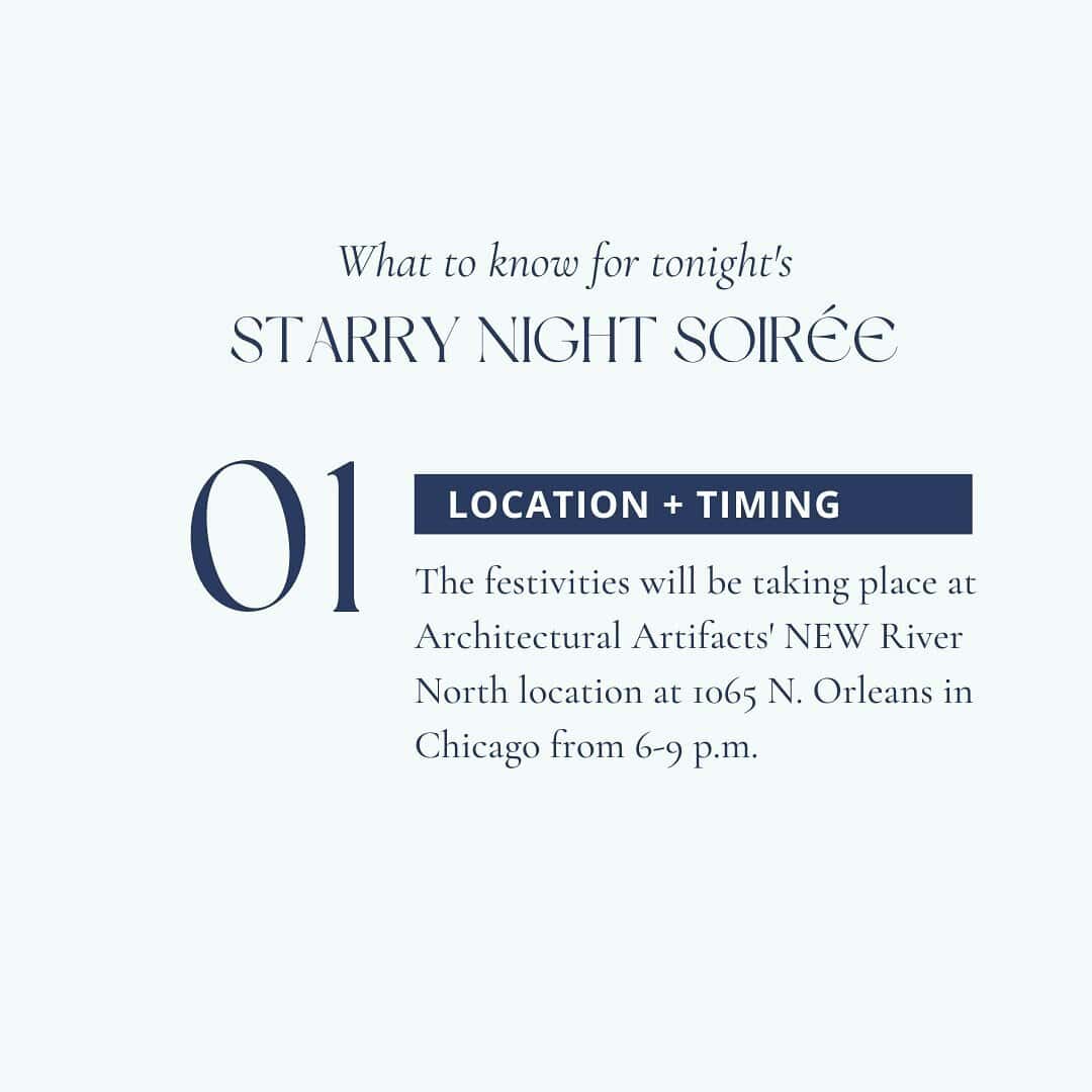 The day is finally here! Tonight at 6 p.m., we'll gather at 1065 N. Orleans St. in Chicago for an evening of community and purpose (and trust us &mdash; you don't want to miss a minute of it!).

A few details:
-Complimentary valet parking is availabl